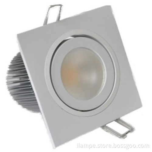 Newly designed LED square downlight with lacquer that bake cover and die casting aluminum radiator